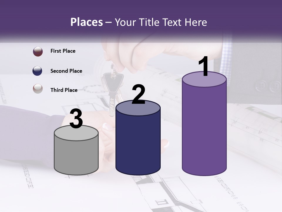 A Person Handing A House Key To Another Person PowerPoint Template