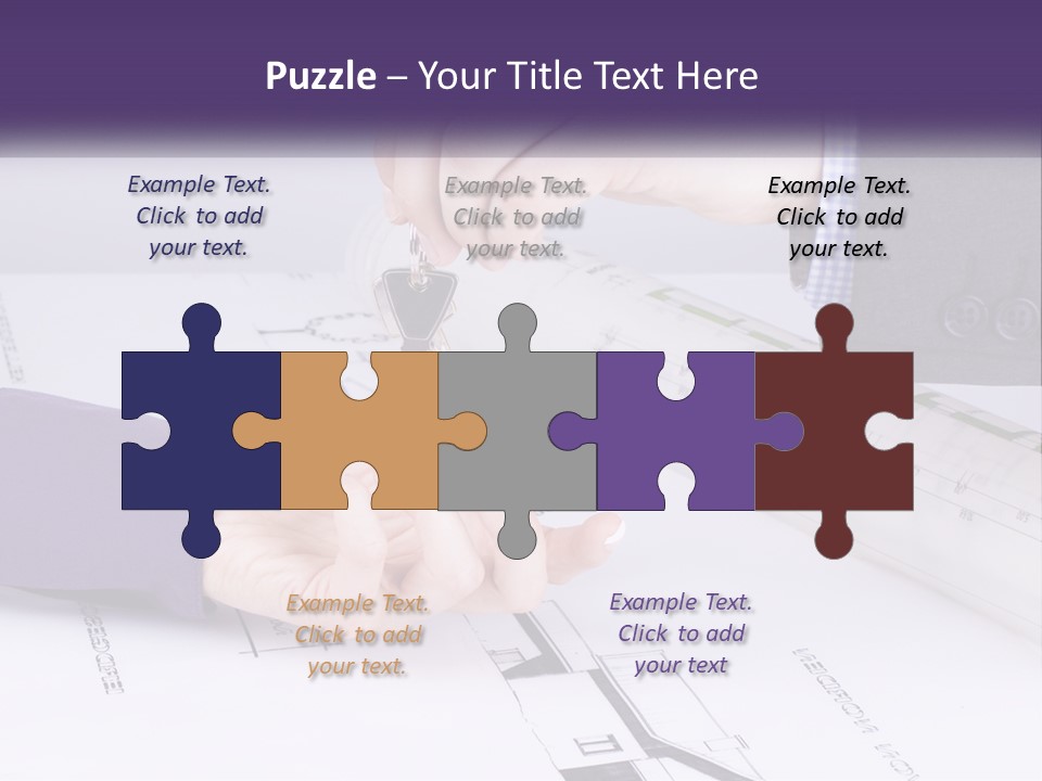 A Person Handing A House Key To Another Person PowerPoint Template