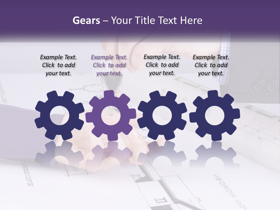 A Person Handing A House Key To Another Person PowerPoint Template