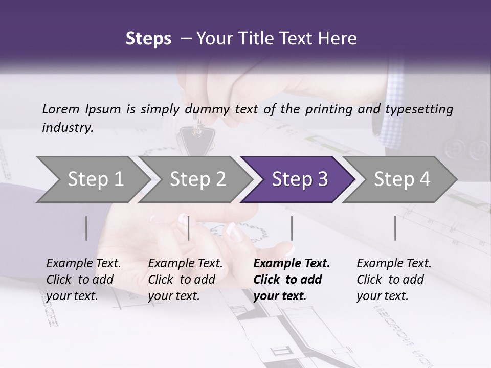 A Person Handing A House Key To Another Person PowerPoint Template