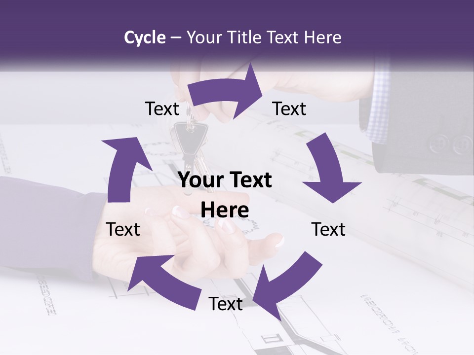 A Person Handing A House Key To Another Person PowerPoint Template