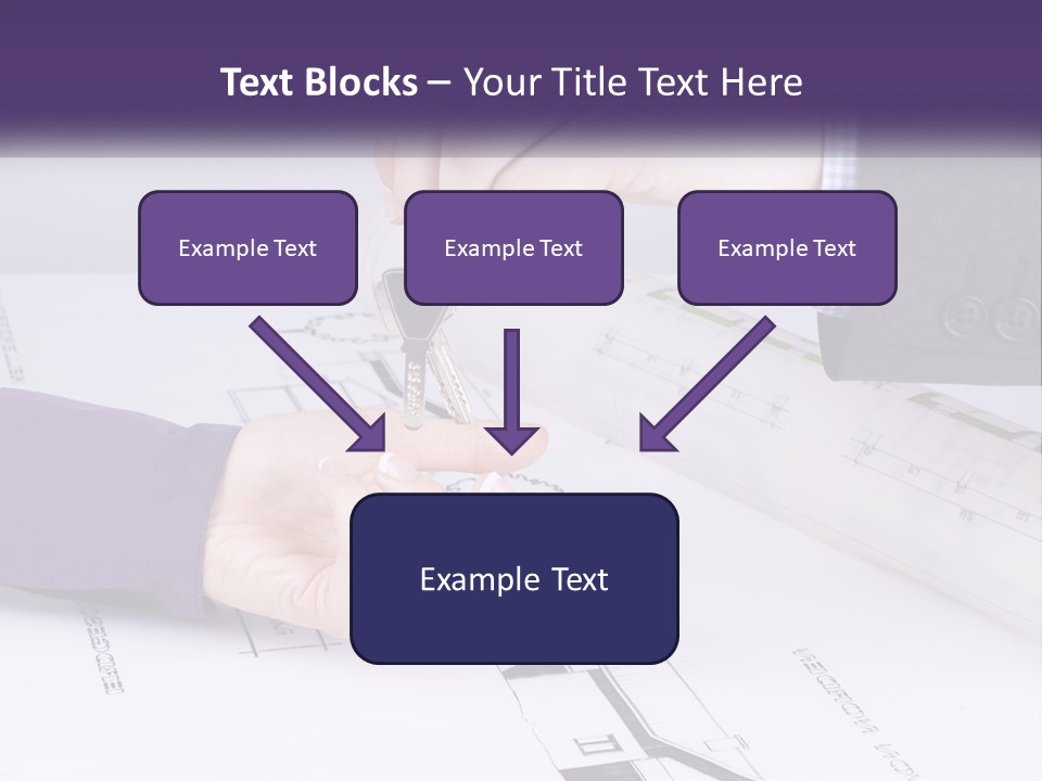 A Person Handing A House Key To Another Person PowerPoint Template