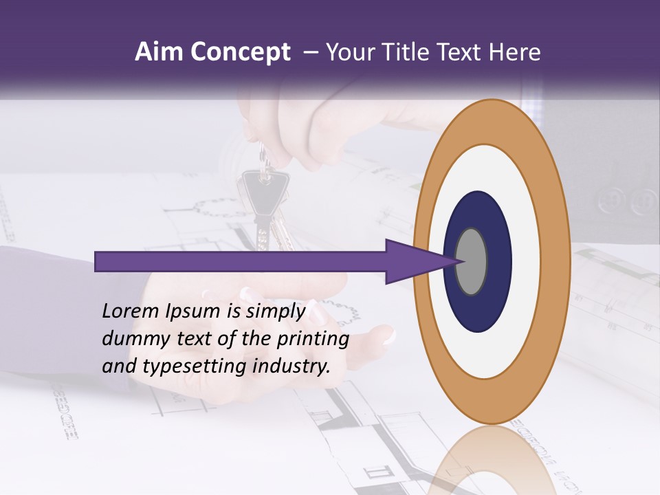 A Person Handing A House Key To Another Person PowerPoint Template