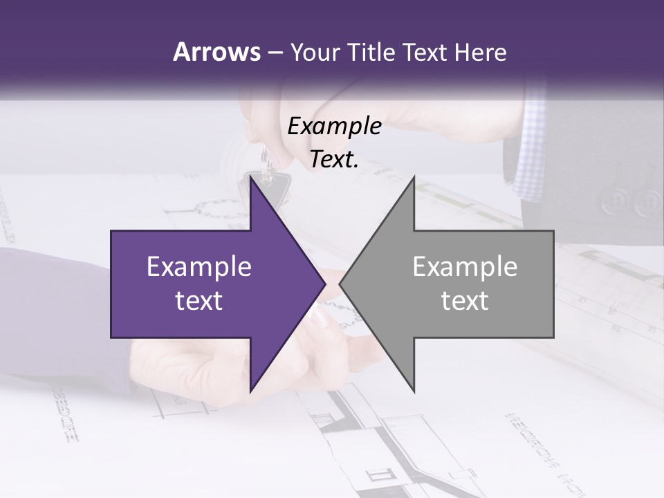 A Person Handing A House Key To Another Person PowerPoint Template
