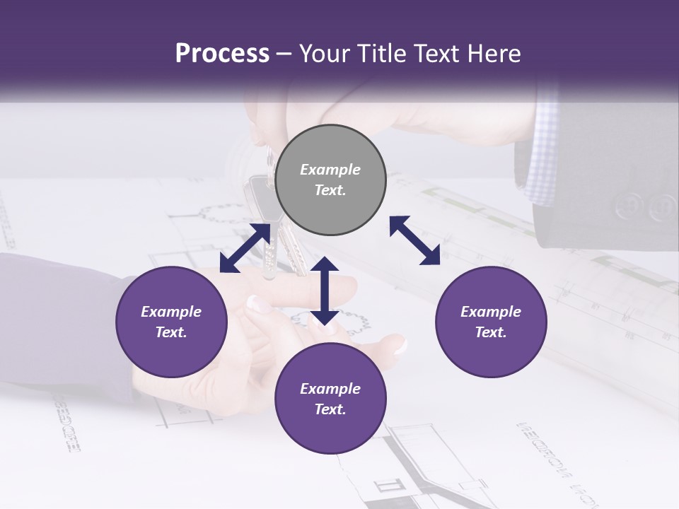 A Person Handing A House Key To Another Person PowerPoint Template