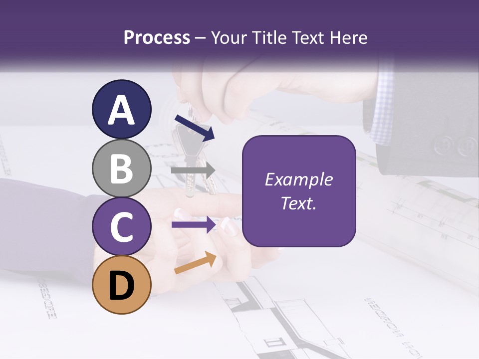 A Person Handing A House Key To Another Person PowerPoint Template