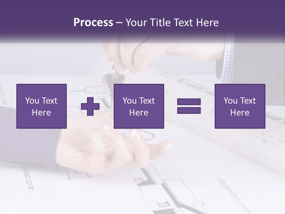 A Person Handing A House Key To Another Person PowerPoint Template
