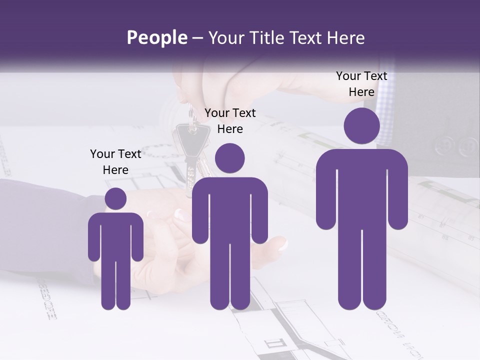 A Person Handing A House Key To Another Person PowerPoint Template