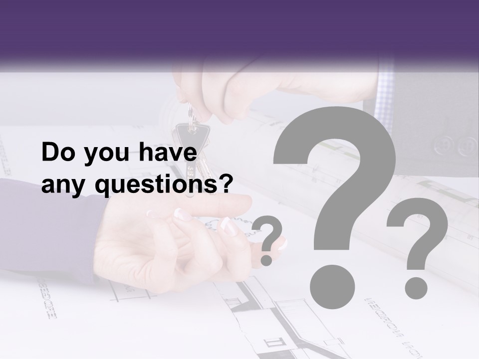 A Person Handing A House Key To Another Person PowerPoint Template