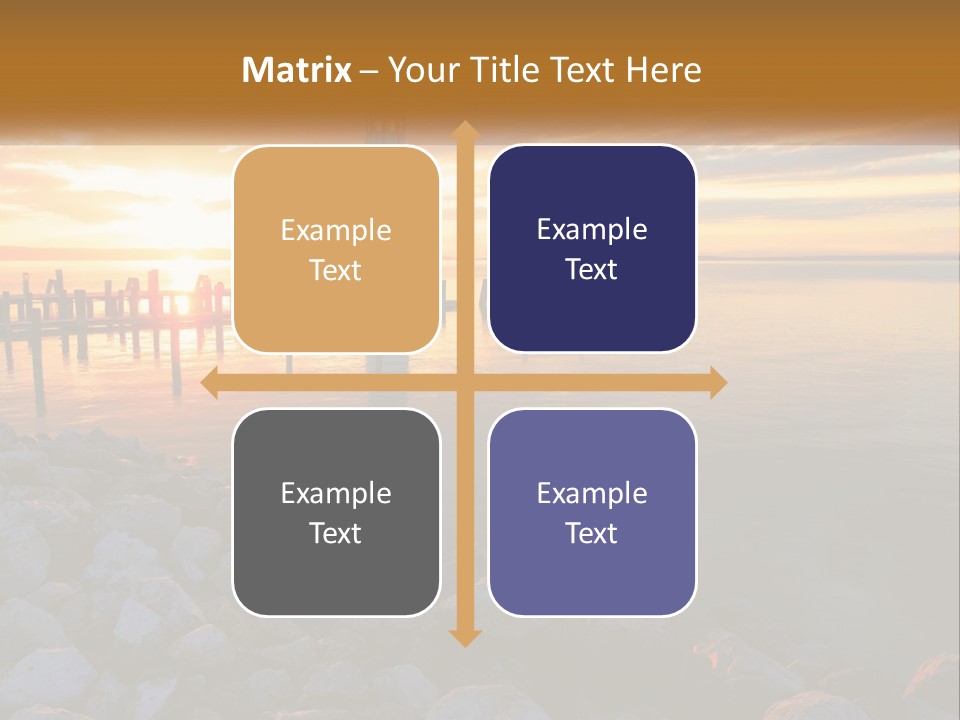 A Red And White Light House Sitting On Top Of A Body Of Water PowerPoint Template