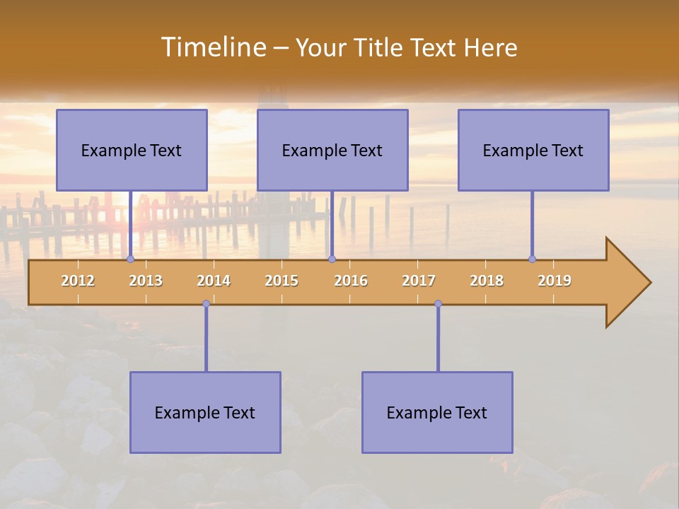 A Red And White Light House Sitting On Top Of A Body Of Water PowerPoint Template