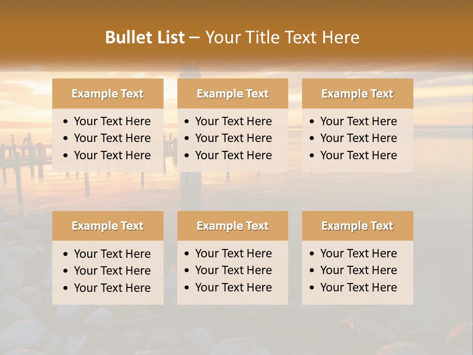 A Red And White Light House Sitting On Top Of A Body Of Water PowerPoint Template