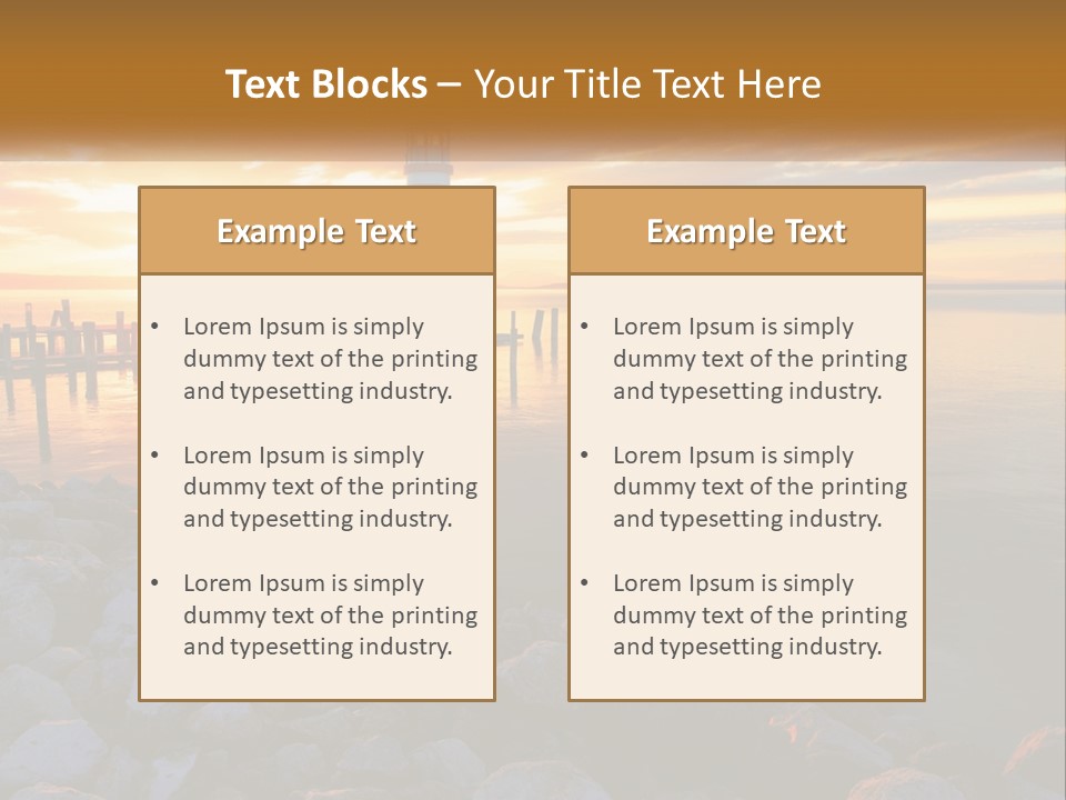 A Red And White Light House Sitting On Top Of A Body Of Water PowerPoint Template