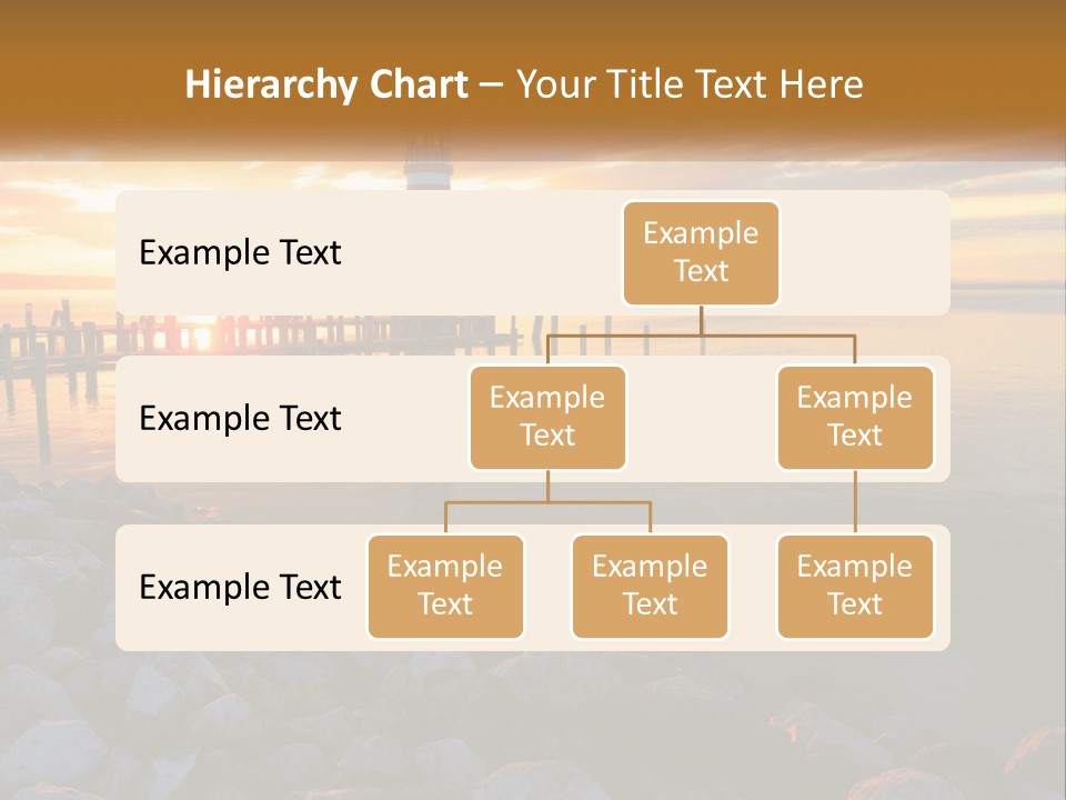 A Red And White Light House Sitting On Top Of A Body Of Water PowerPoint Template