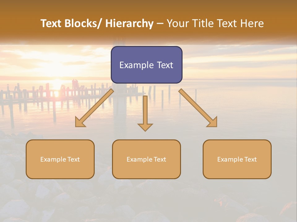 A Red And White Light House Sitting On Top Of A Body Of Water PowerPoint Template