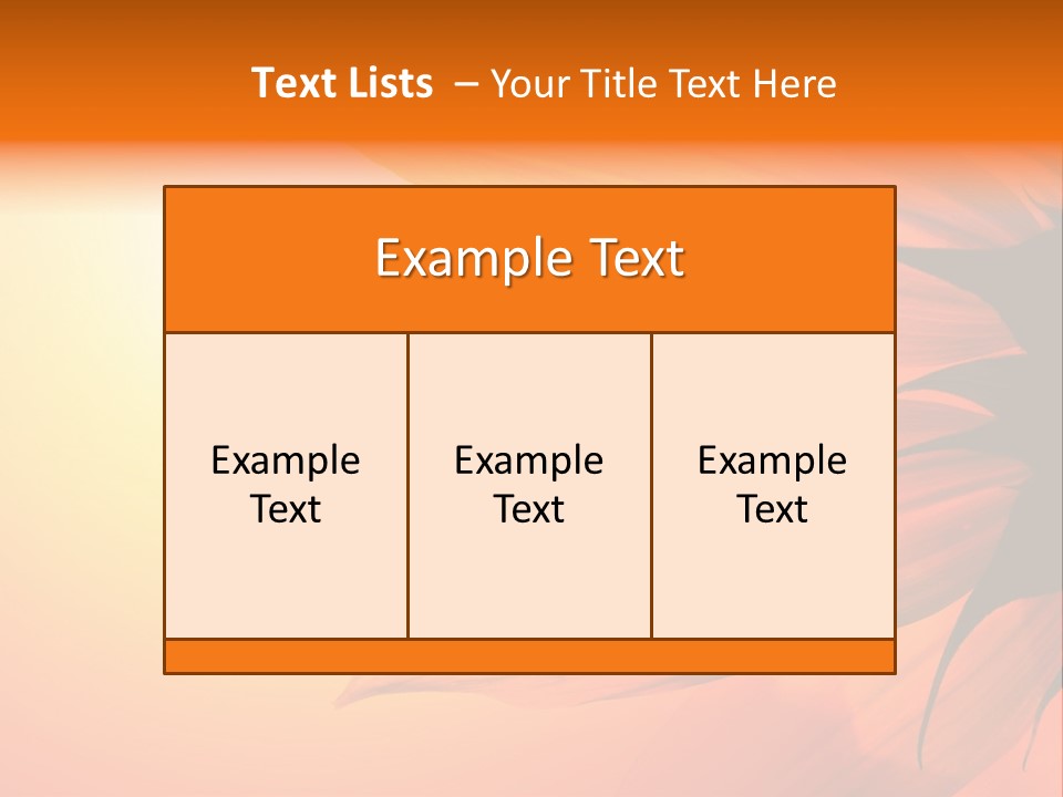 A Sunflower With The Sun In The Background PowerPoint Template