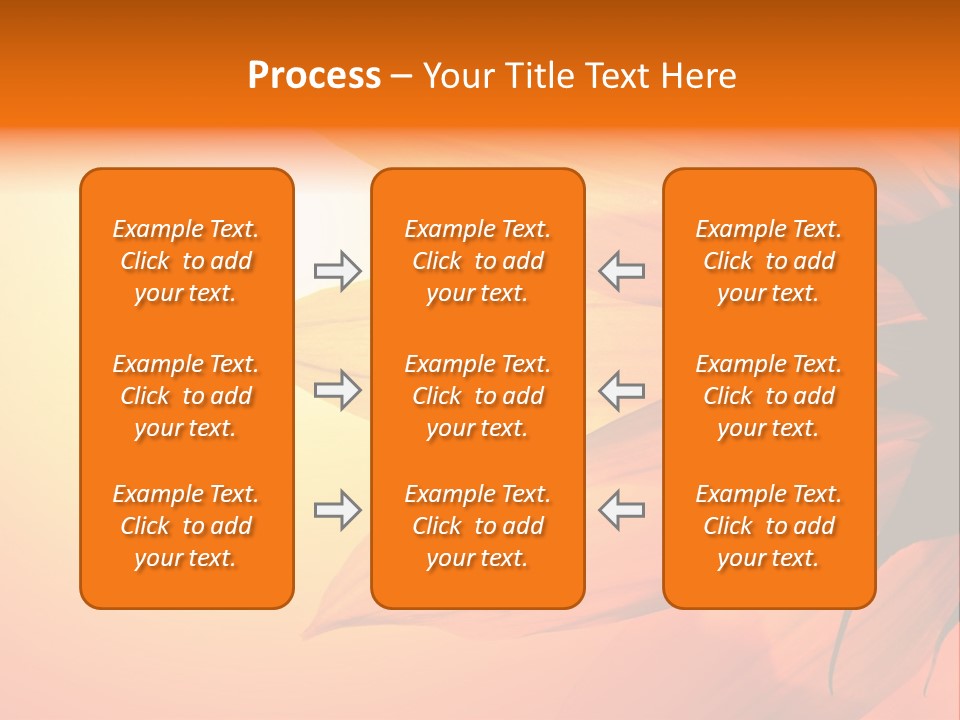 A Sunflower With The Sun In The Background PowerPoint Template