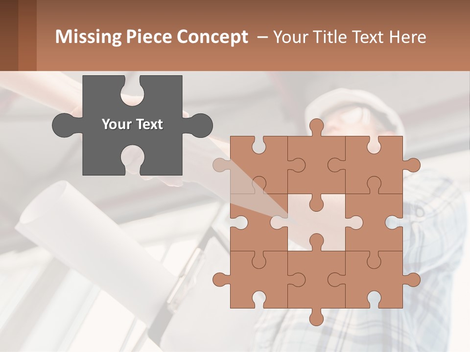 Two People Shaking Hands Over A Piece Of Paper PowerPoint Template