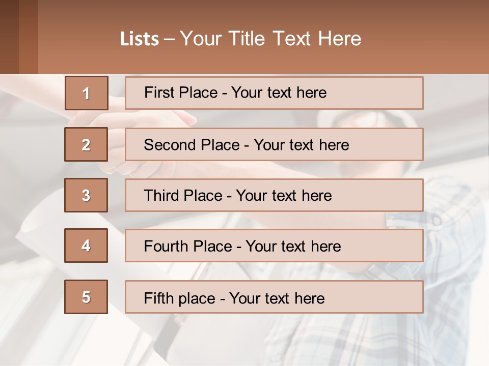 Two People Shaking Hands Over A Piece Of Paper PowerPoint Template