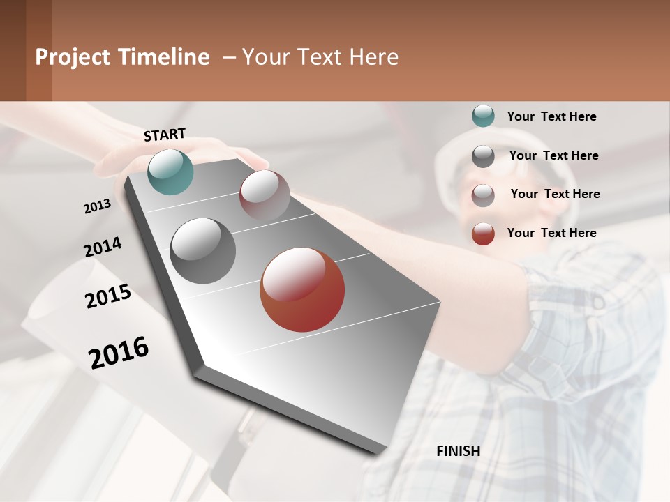 Two People Shaking Hands Over A Piece Of Paper PowerPoint Template