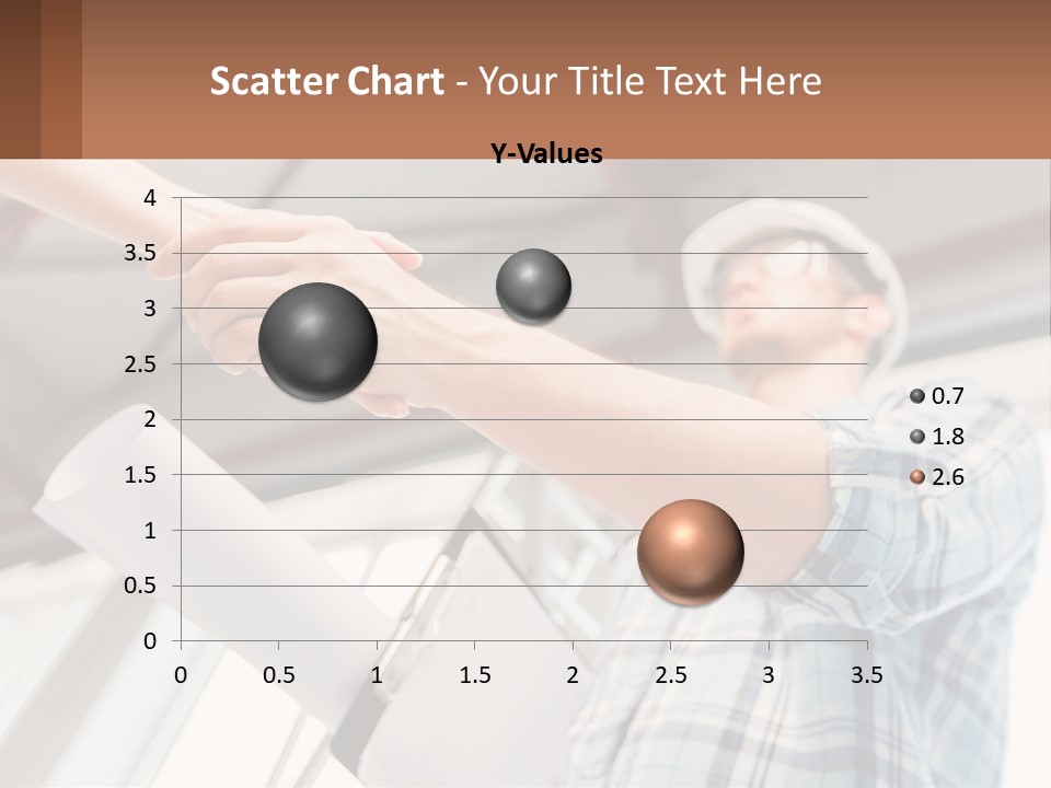 Two People Shaking Hands Over A Piece Of Paper PowerPoint Template