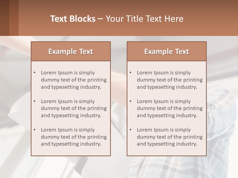 Two People Shaking Hands Over A Piece Of Paper PowerPoint Template
