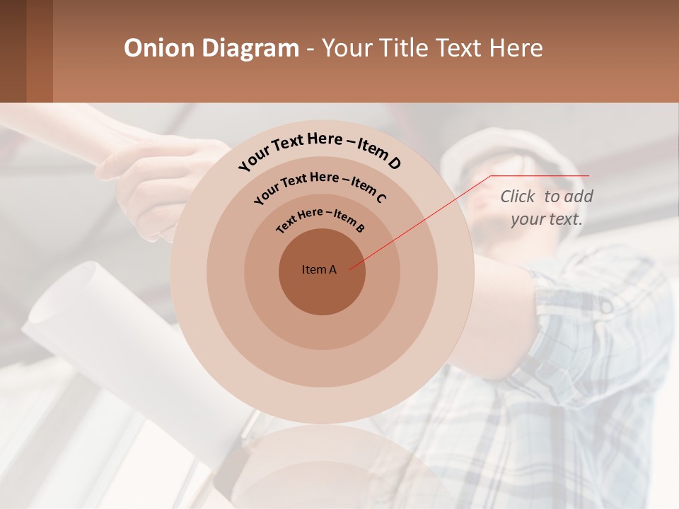 Two People Shaking Hands Over A Piece Of Paper PowerPoint Template