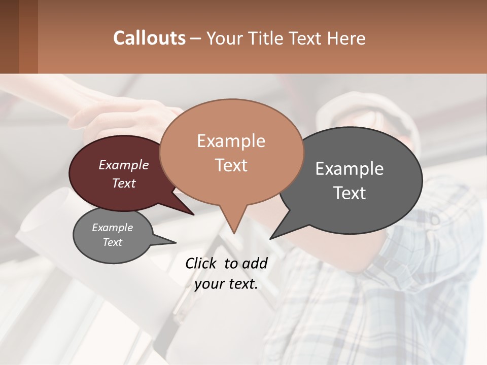 Two People Shaking Hands Over A Piece Of Paper PowerPoint Template