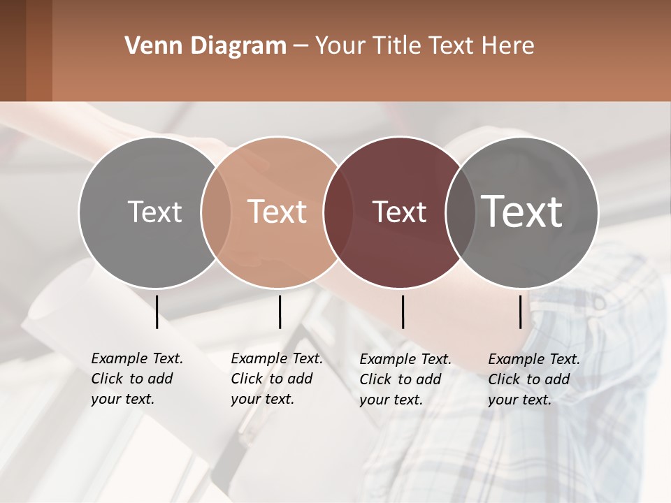 Two People Shaking Hands Over A Piece Of Paper PowerPoint Template