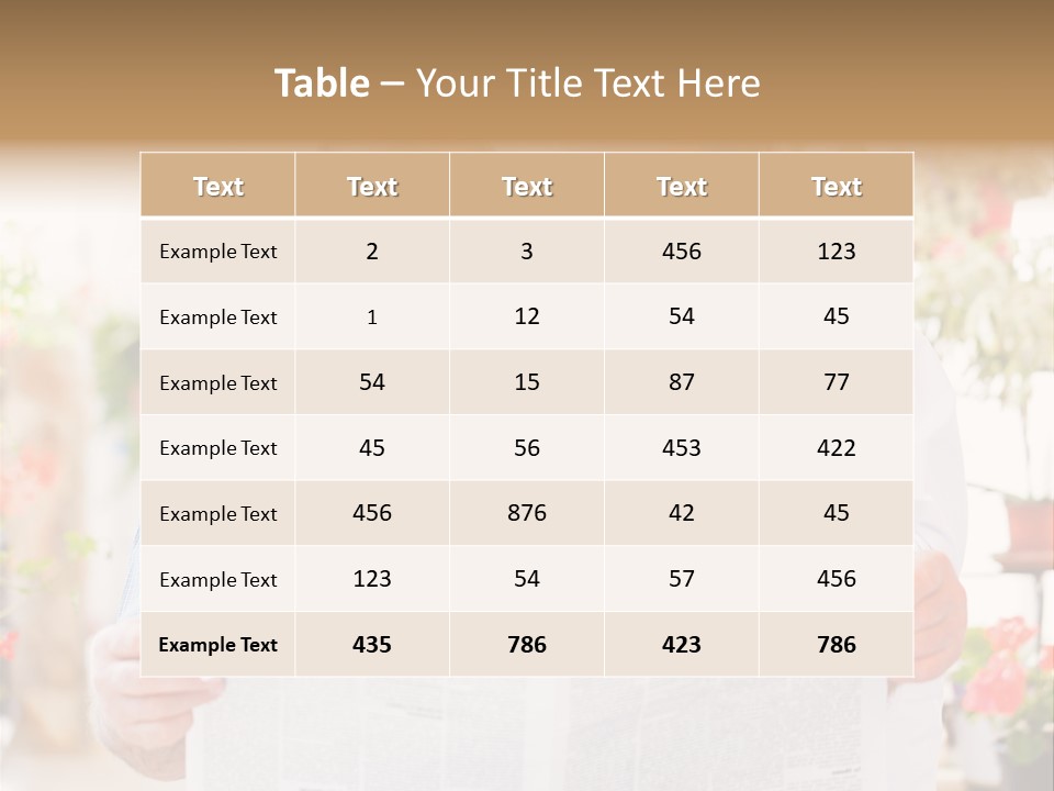 A Woman And A Man Reading A Newspaper PowerPoint Template