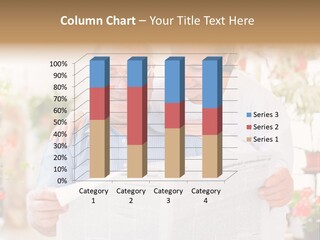A Woman And A Man Reading A Newspaper PowerPoint Template
