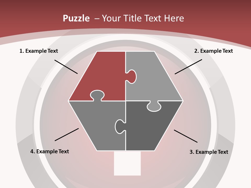 A Red Button With A Question Mark On It PowerPoint Template