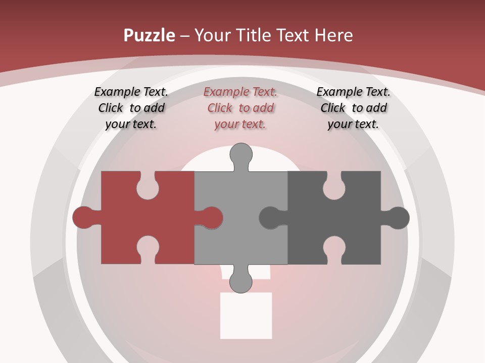 A Red Button With A Question Mark On It PowerPoint Template