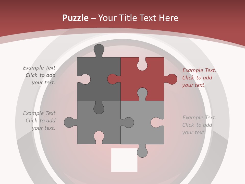 A Red Button With A Question Mark On It PowerPoint Template