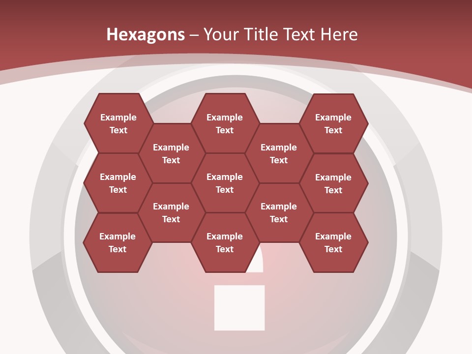 A Red Button With A Question Mark On It PowerPoint Template