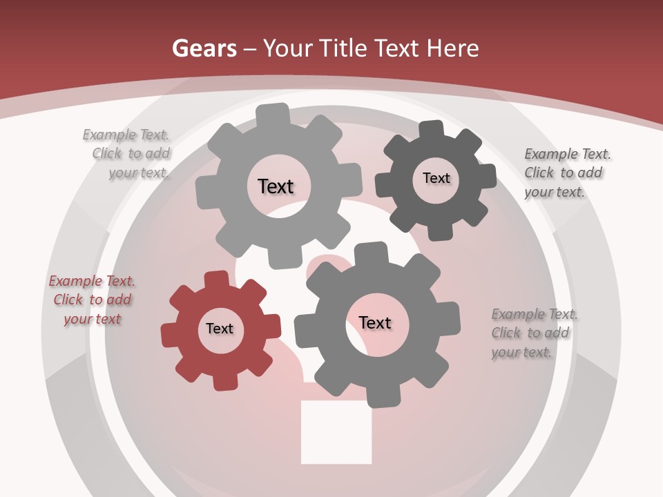 A Red Button With A Question Mark On It PowerPoint Template