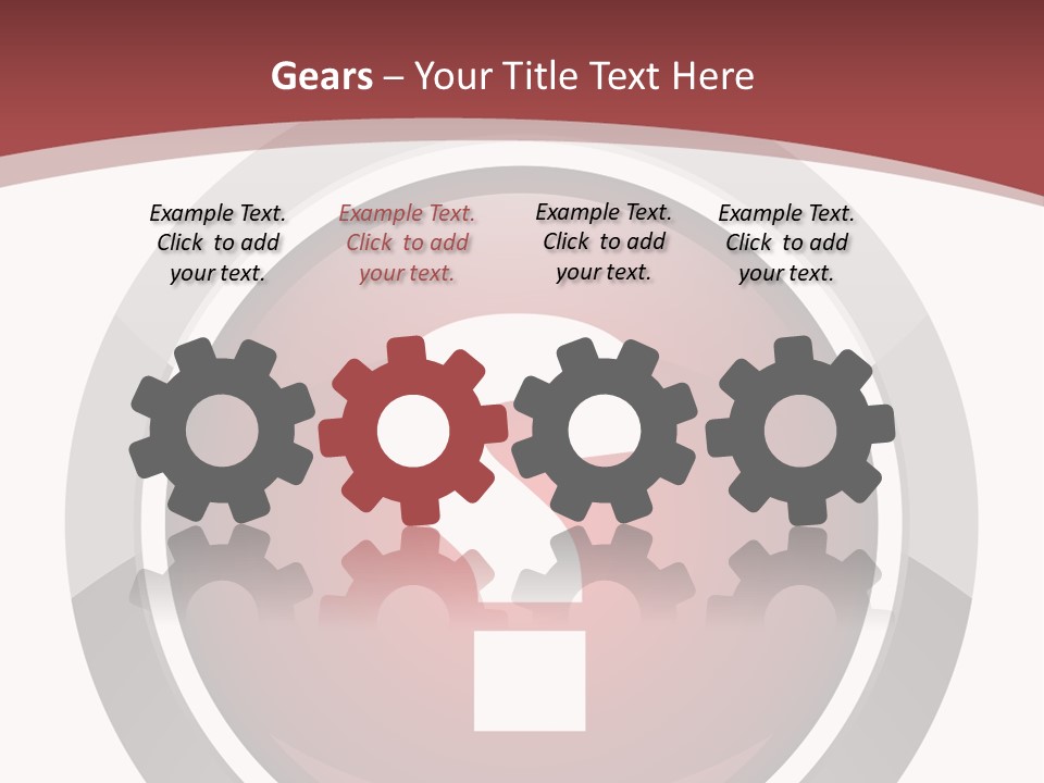 A Red Button With A Question Mark On It PowerPoint Template