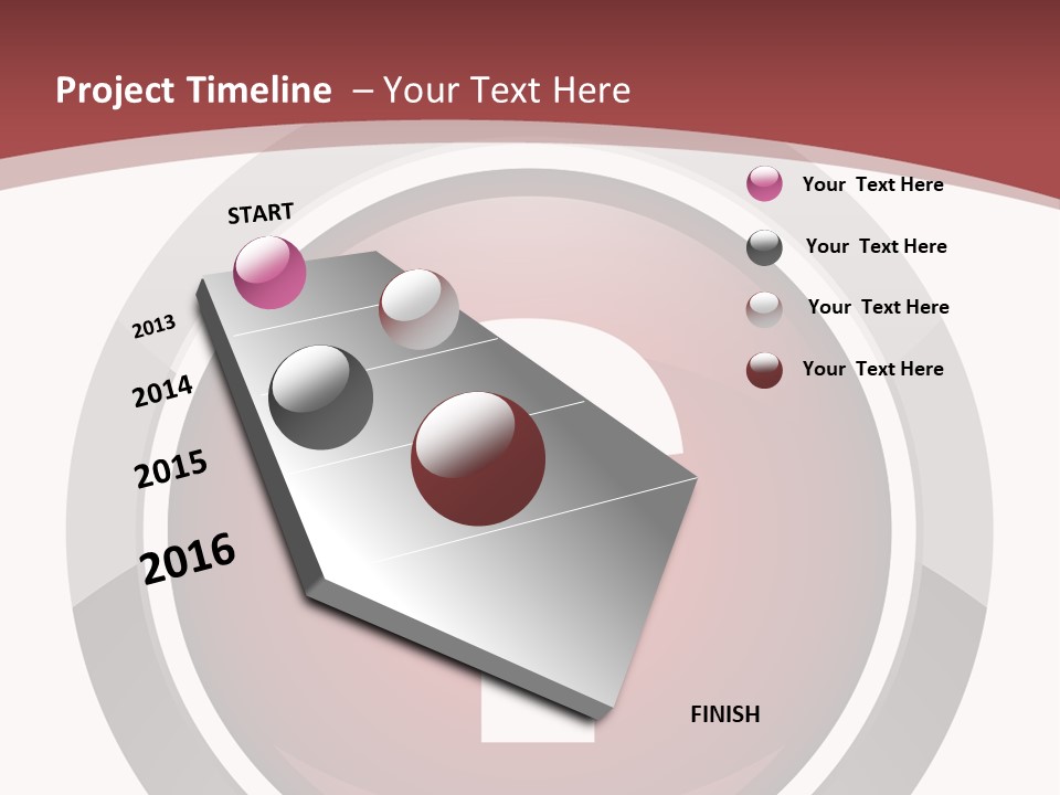 A Red Button With A Question Mark On It PowerPoint Template