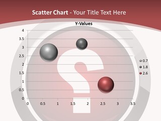 A Red Button With A Question Mark On It PowerPoint Template