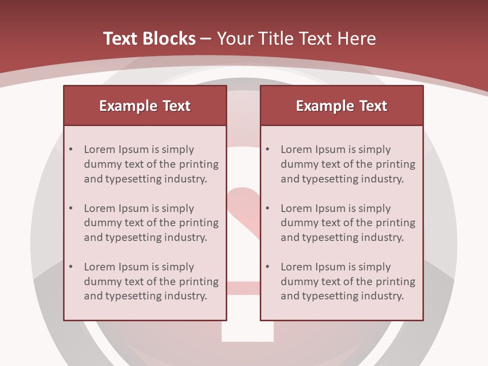 A Red Button With A Question Mark On It PowerPoint Template
