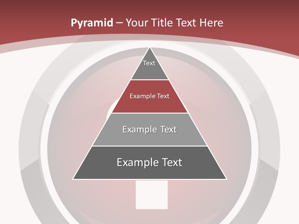A Red Button With A Question Mark On It PowerPoint Template