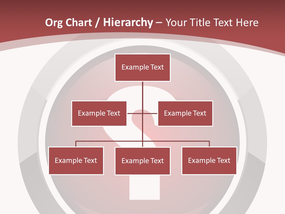 A Red Button With A Question Mark On It PowerPoint Template