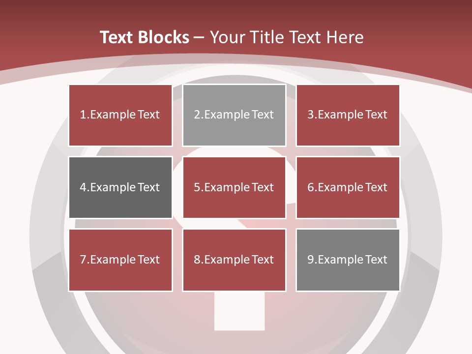 A Red Button With A Question Mark On It PowerPoint Template