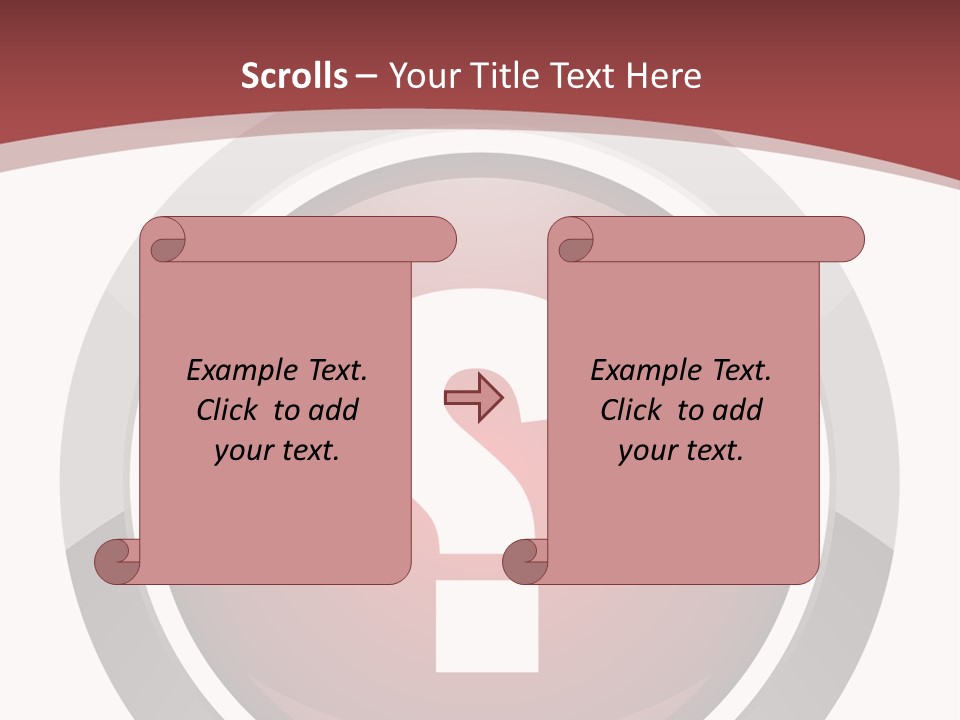 A Red Button With A Question Mark On It PowerPoint Template