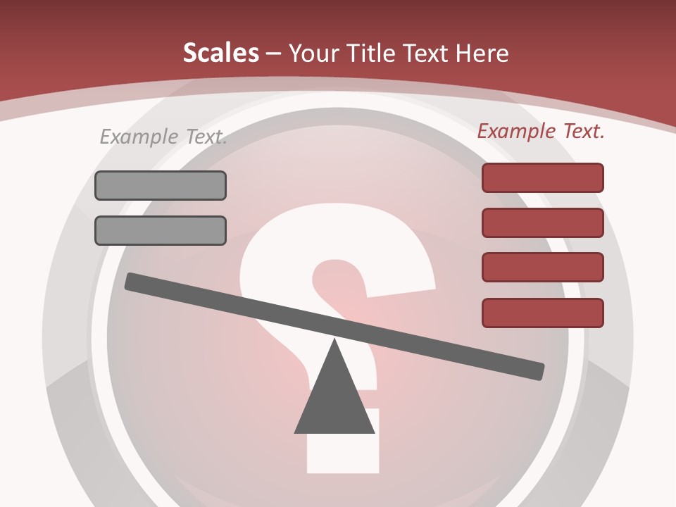 A Red Button With A Question Mark On It PowerPoint Template