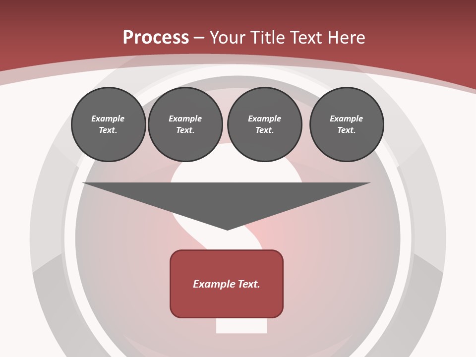 A Red Button With A Question Mark On It PowerPoint Template