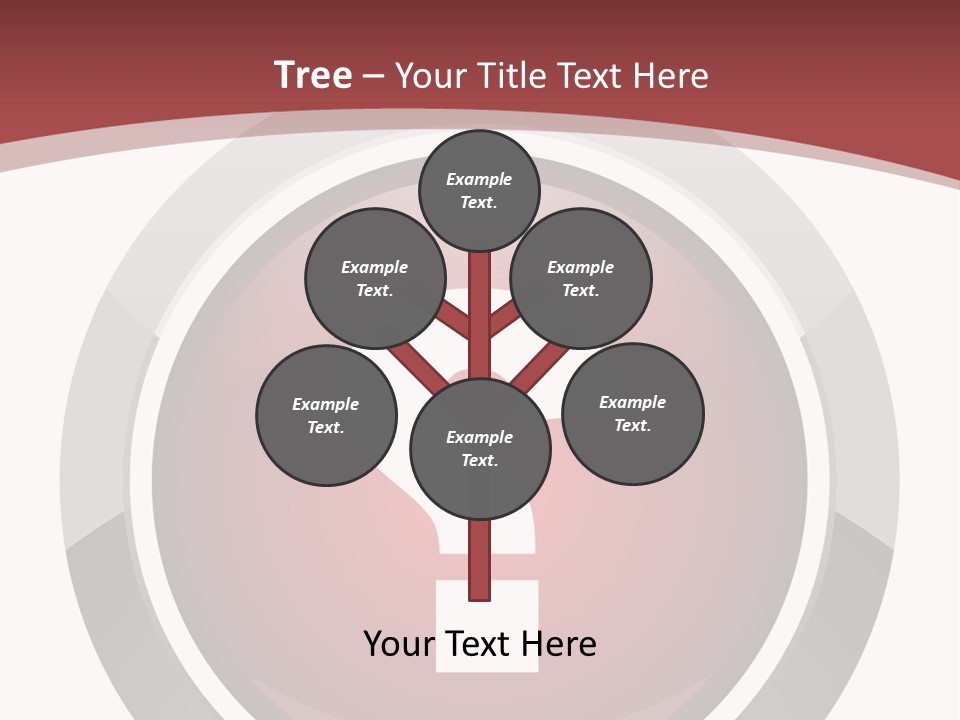 A Red Button With A Question Mark On It PowerPoint Template