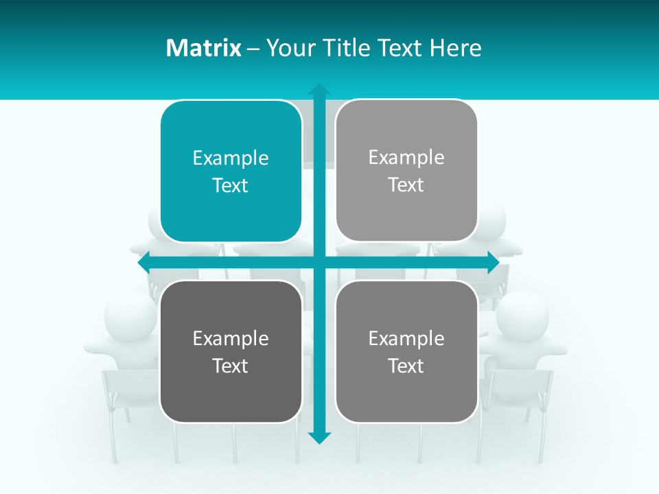 A Person Standing In Front Of A Group Of Chairs PowerPoint Template