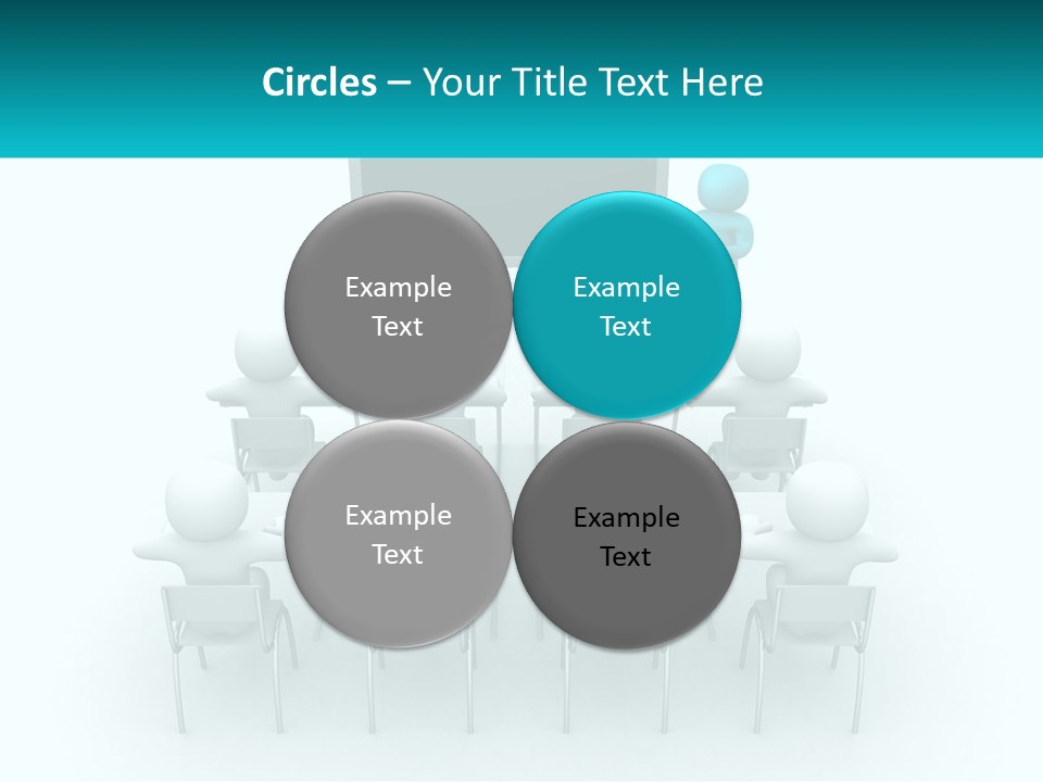 A Person Standing In Front Of A Group Of Chairs PowerPoint Template