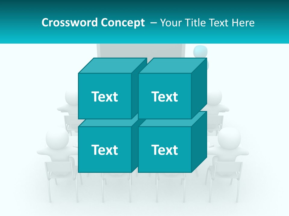 A Person Standing In Front Of A Group Of Chairs PowerPoint Template